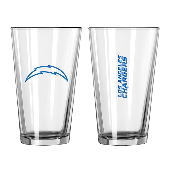 Logo Brands Los Angeles Chargers 16oz Gameday Pint Glass 626-G16P-1 - main